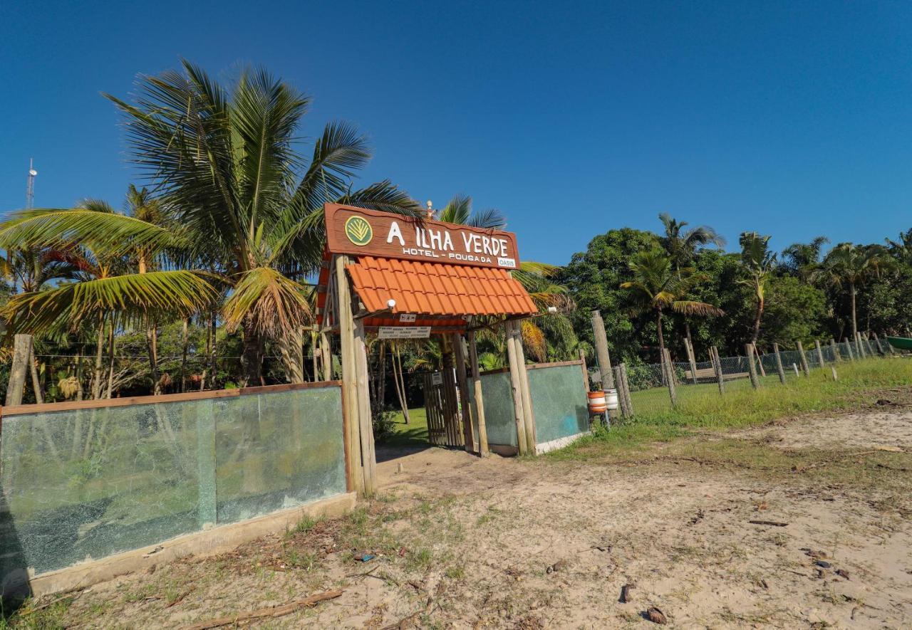 A Ilha Verde Hotel Pousada Na Praia メーウ島 エクステリア 写真