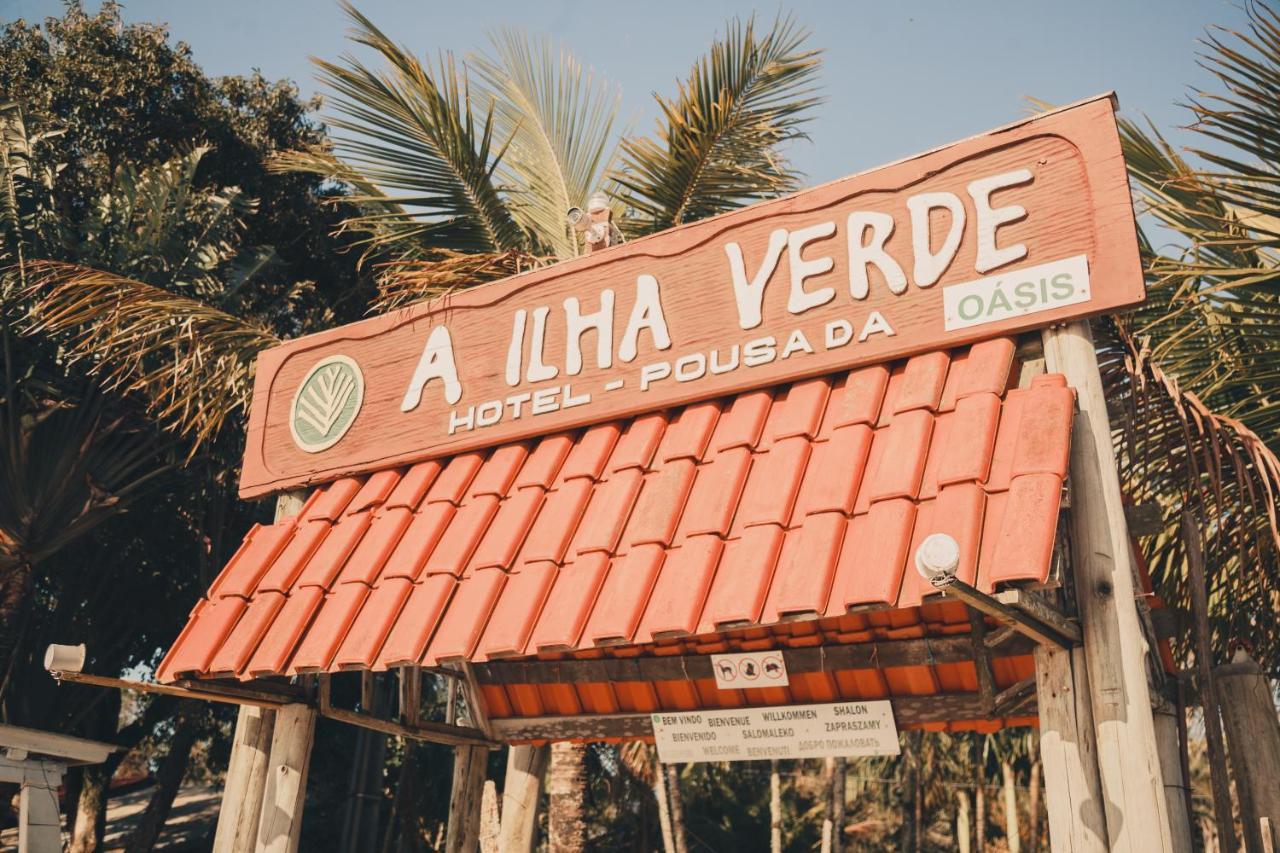 A Ilha Verde Hotel Pousada Na Praia メーウ島 エクステリア 写真