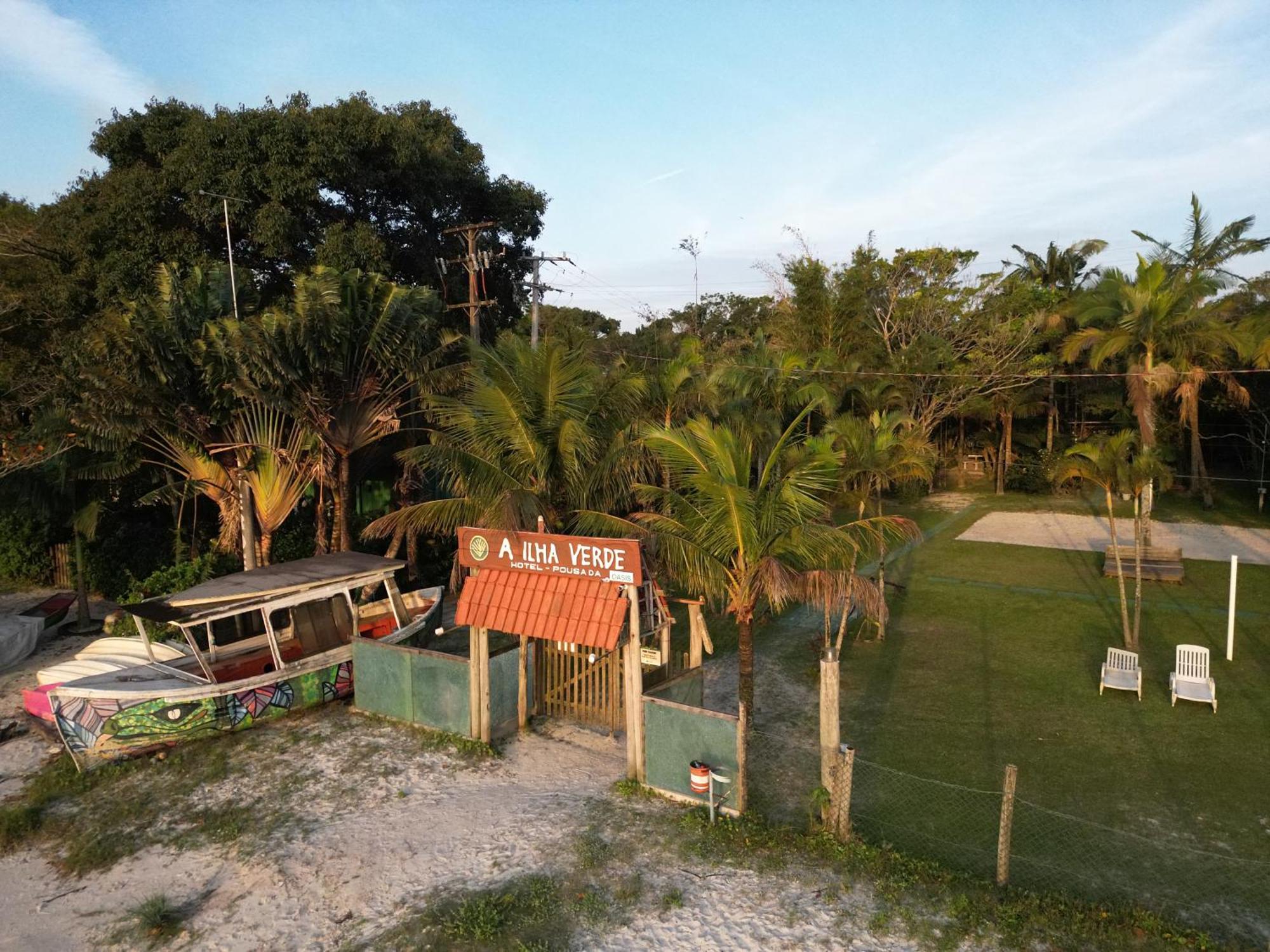A Ilha Verde Hotel Pousada Na Praia メーウ島 エクステリア 写真